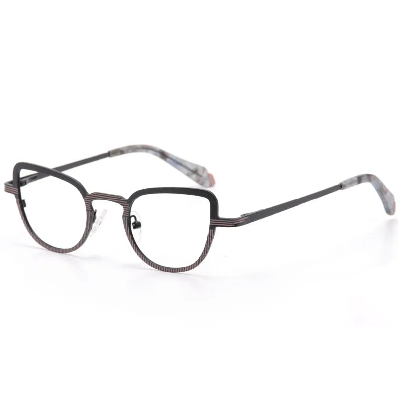 Stylish Aror Women's Full Rim Oval Cat Eye Glasses Frame 87644 - Lightweight Alloy Eyewear for Work, Reading & Fashion Accessories