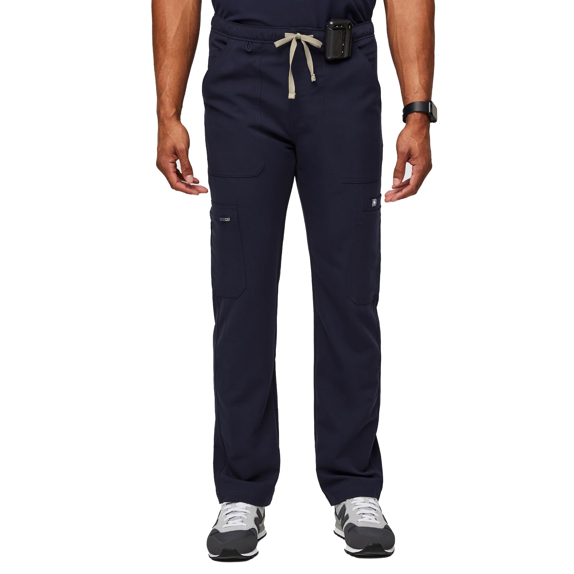FIGS Cairo Cargo Scrub Pants for Men - Classic Straight Leg Fit, 9 Pockets, 4-Way Stretch, Anti-Wrinkle, Comfortable Medical Workwear for Doctors, Nurses & Healthcare Professionals - Perfect for Hospital Shifts & Clinical Duties