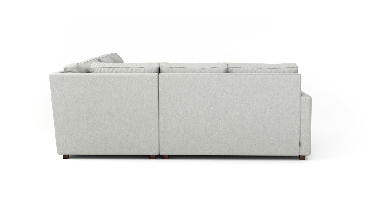 Extra Deep Couch Potato Lite Sectional Sofa - Comfortable Modular Living Room Furniture for Small Spaces & Apartments | Perfect for Lounging, Movie Nights & Relaxation
