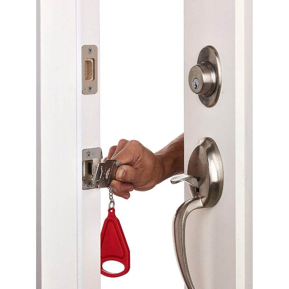 Portable Safety Door Lock - Travel & Home Security Device for Hotels, Apartments & Dorm Rooms