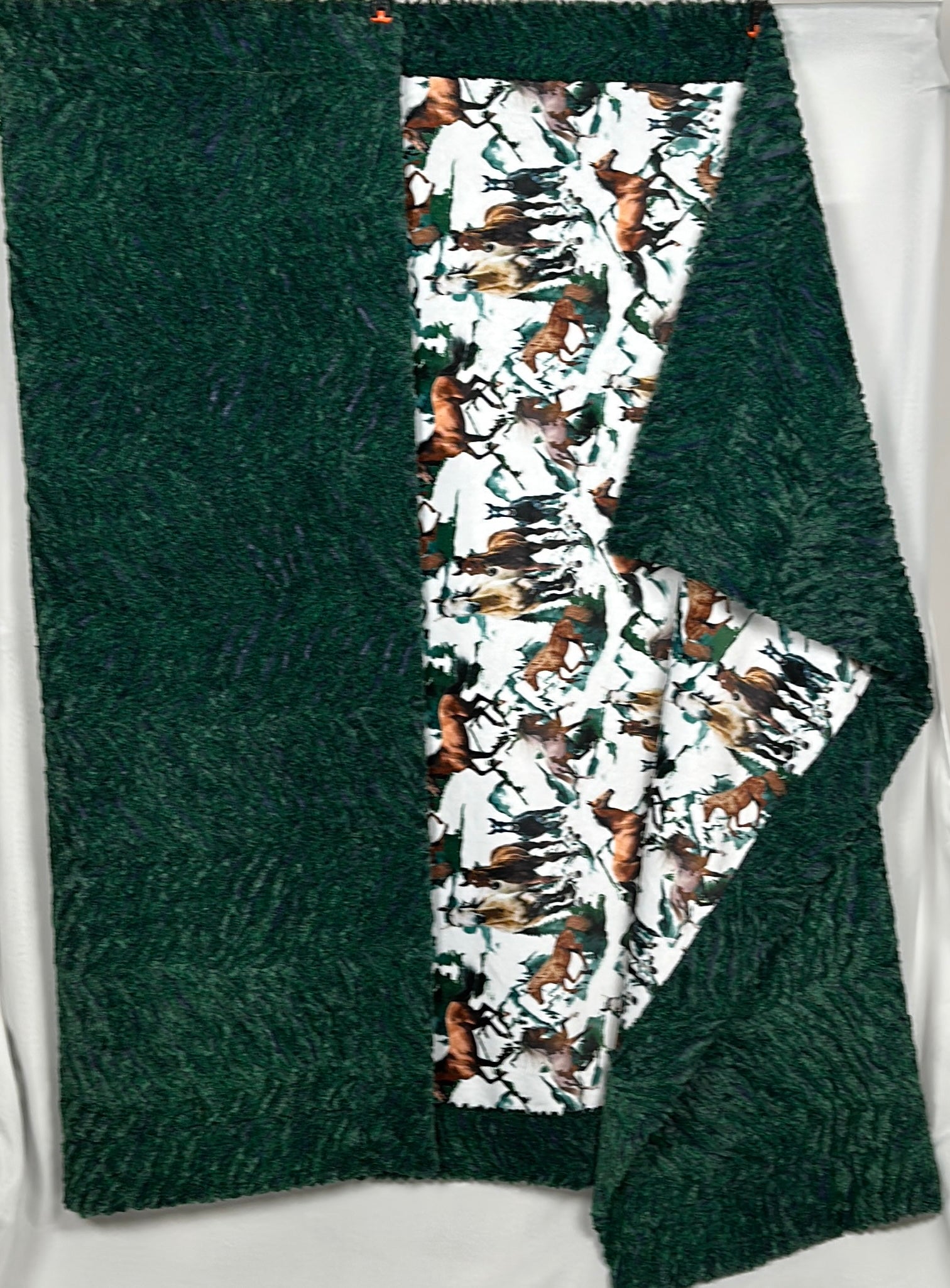 Wild Horses on Everglade Heather Zebra Print 54x77 Inch Large Soft Throw Blanket - Perfect for Sofa, Bed & Outdoor Picnics