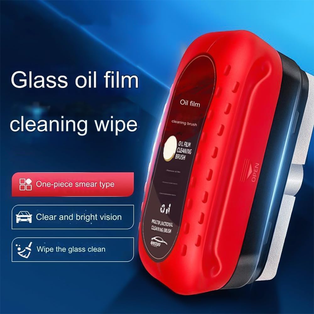 2024 New ClearDrive Windshield Cleaner Kit - 3Pcs Automotive Oil Film Remover Brush & Glass Cleaning Board for Car Windshields & Windows - Perfect for DIY Car Detailing & Professional Auto Cleaning