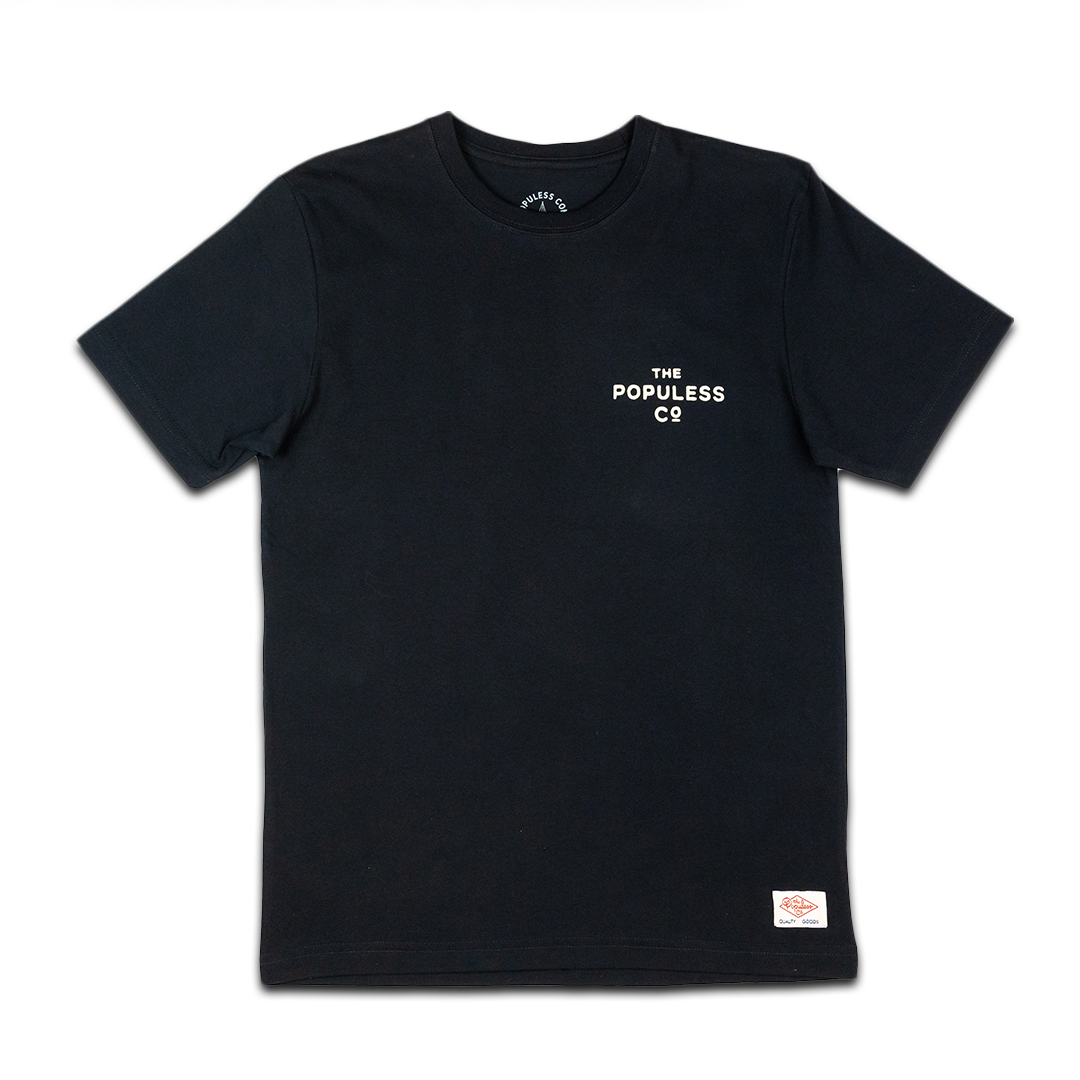 Prairie Roots Premium Cotton T-Shirt for Men & Women - Soft & Comfortable Black Tee - Perfect for Casual Wear, Outdoors & Everyday Use