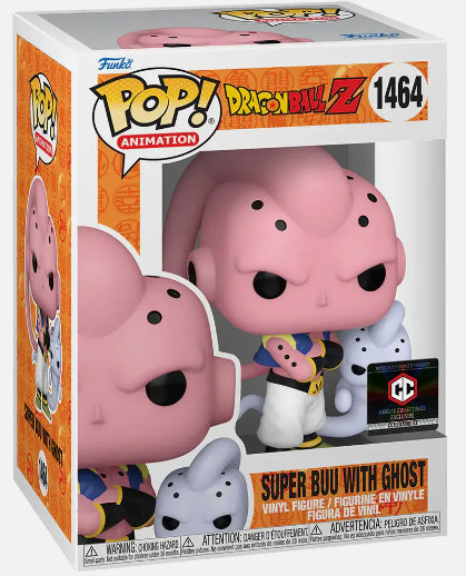 Dragon Ball Z Super Buu with Ghost Action Figure - Chalice Collectibles Exclusive #1464 - Perfect for Anime Fans & Collectors, Great for Display & Gifts