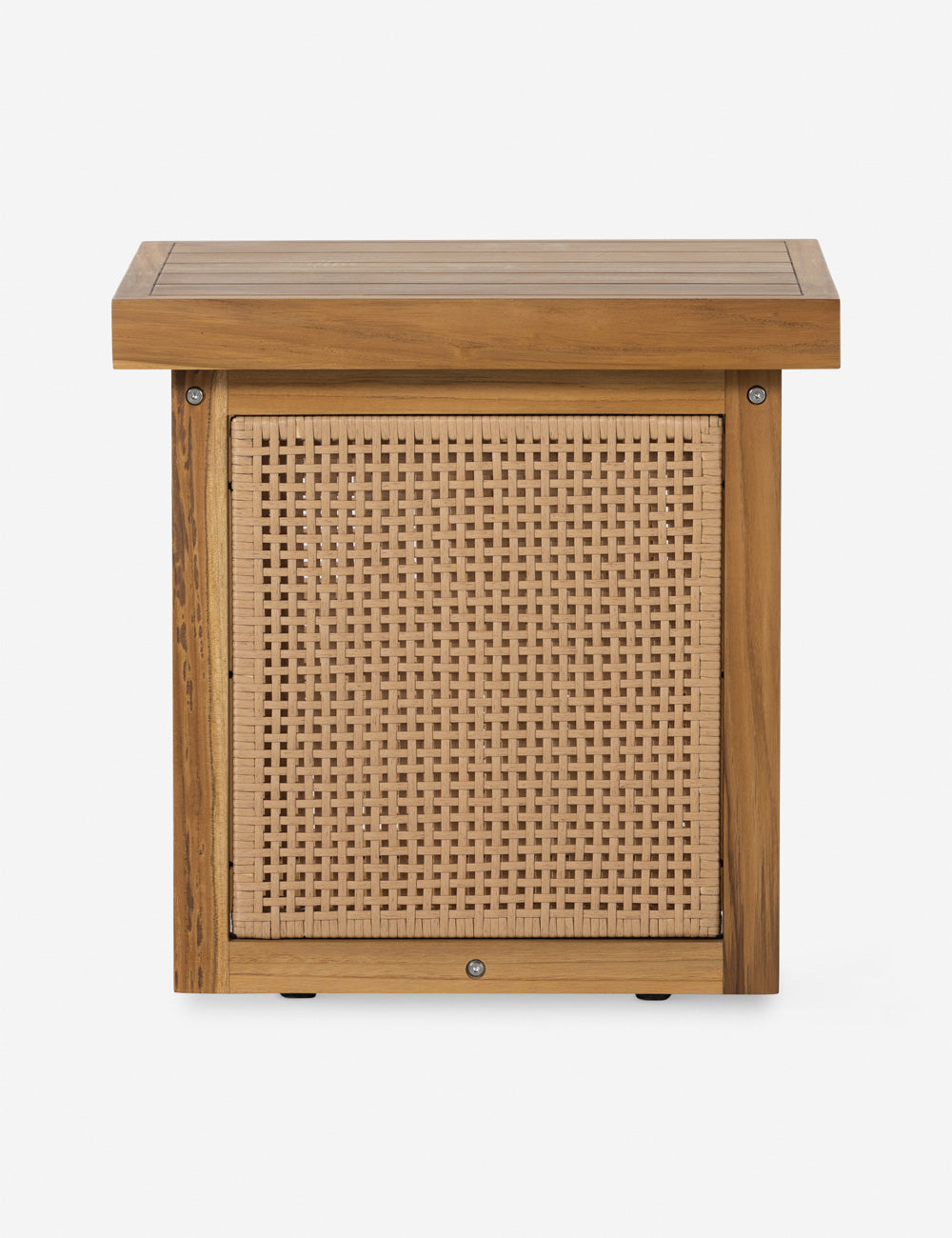 Anson Indoor Outdoor Side Table - Modern Accent Table for Living Room, Patio, and Bedroom - Perfect for Drinks, Books, and Decor