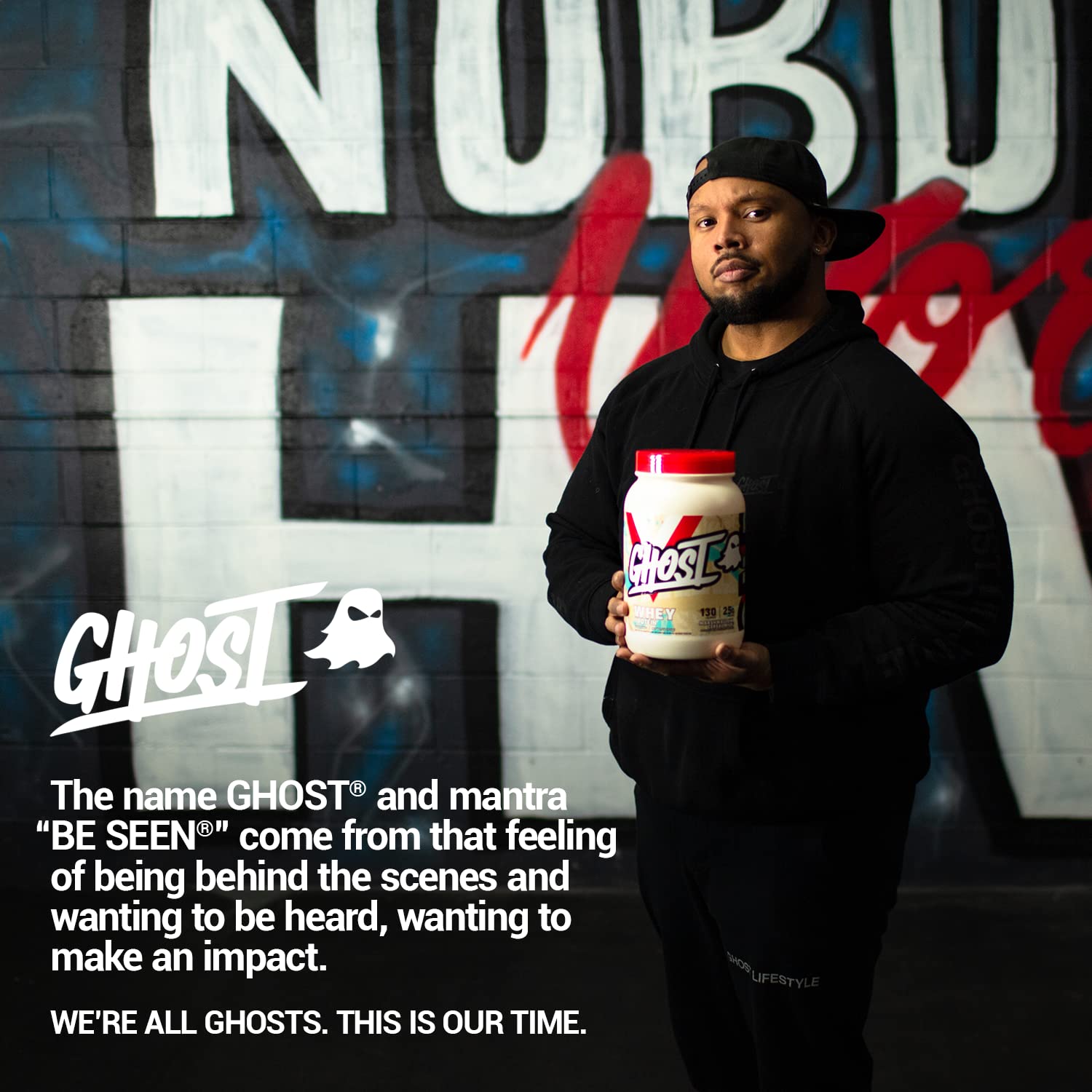 GHOST Whey Protein Powder - Marshmallow Cereal Milk Flavor, 2LB Tub with 25G Protein | Whey Protein Isolate, Concentrate & Hydrolyzed Blend | Post-Workout Recovery, Muscle Building | Gluten Free & Soy Free Protein Supplement for Gym, Fitness & Weight Loss