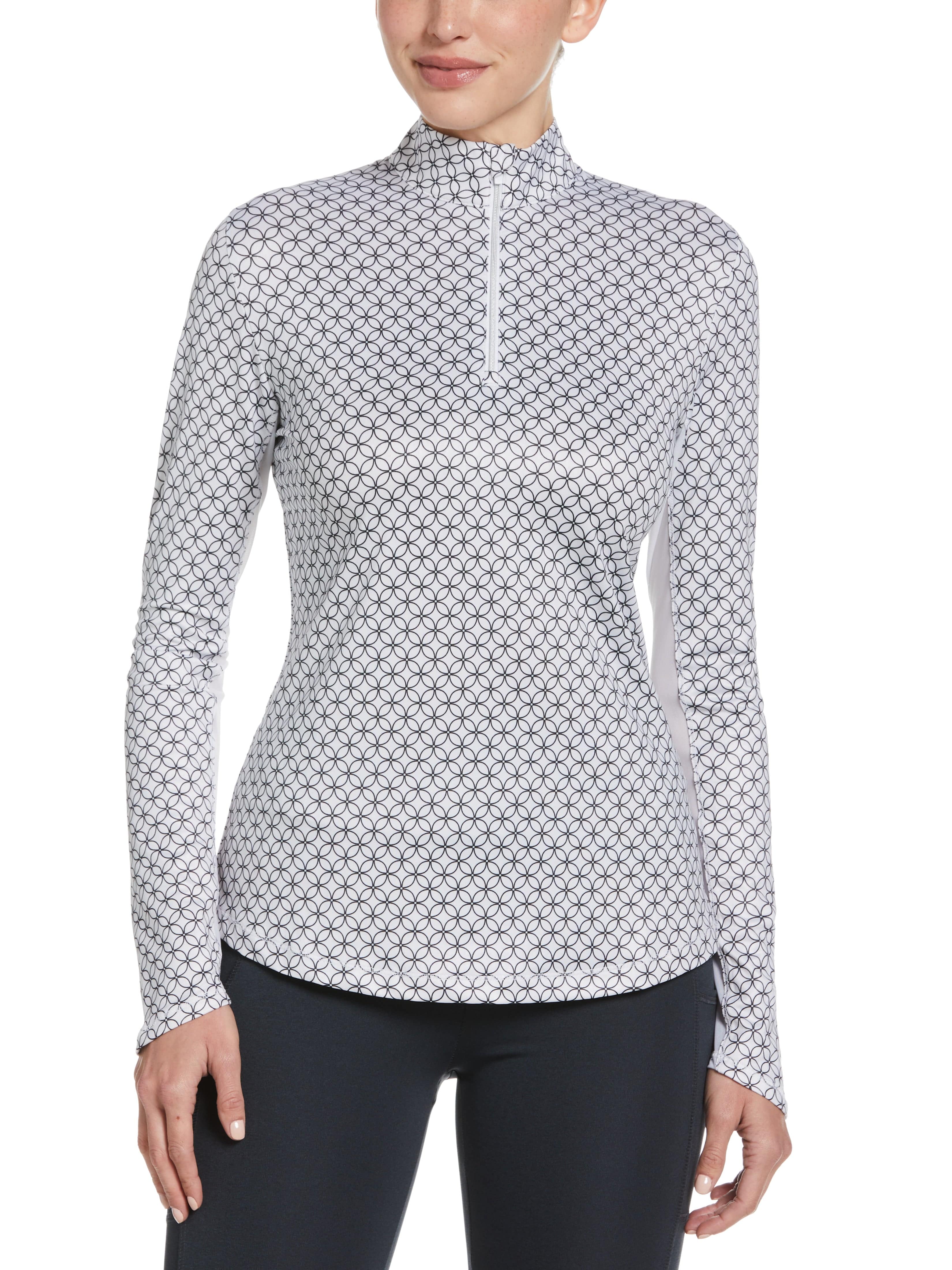 Women's UPF 50+ 1/4 Zip Sun Protection Golf Shirt - Lightweight Moisture-Wicking Performance Top for Outdoor Sports & Summer Activities