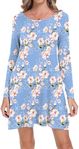L-floral Light Blue