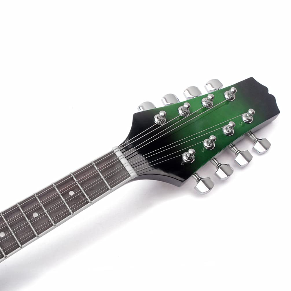 Happyyami 8-String Basswood Mandolin for Beginners with Rosewood Bridge - Perfect for Music Practice, Folk Bands & Outdoor Performances