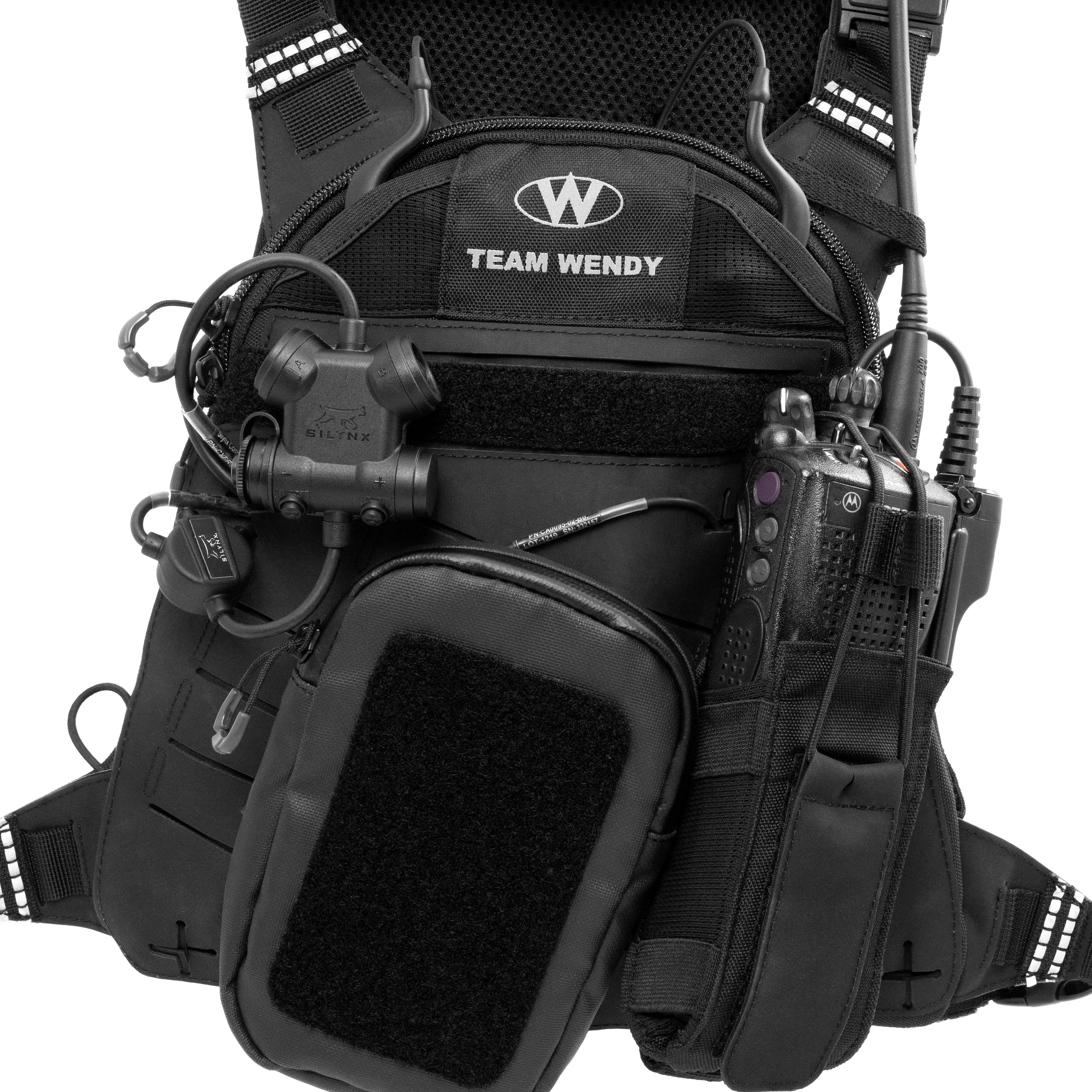 Team Wendy Radio Rig - Tactical Communication Headset for Military, Police & Outdoor Enthusiasts | Secure Fit, Noise Reduction & Clear Audio | Perfect for Field Operations, Hunting & Airsoft
