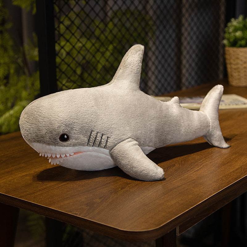 MegaJaws: Giant 5ft Shark Plush Toy - Extra Large Stuffed Animal Shark for Kids & Adults | Perfect for Bedroom Decor, Birthday Gifts, and Shark Lovers Collection