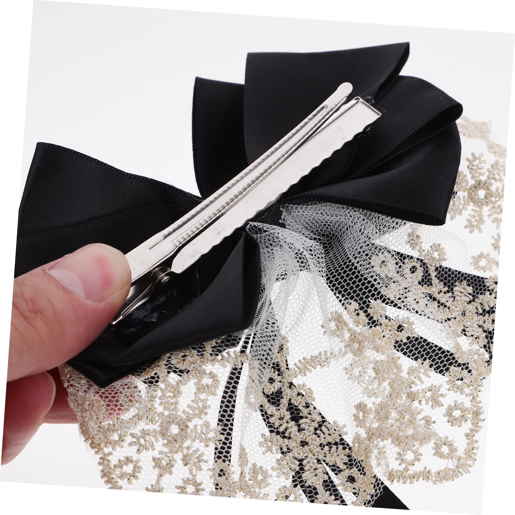 Beatifufu 2-Piece Elegant Bow Hair Clips for Women - Hair Bows Headwear Accessories for Birthday, Wedding, Prom & Special Occasions - Perfect for Bridal, Party, and Formal Events