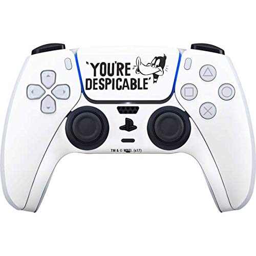 Officially Licensed Looney Tunes Daffy Duck 'You're Despicable' PS5 Controller Skin | Custom Decal Sticker for Playstation 5 Gamepad | Perfect for Gaming Enthusiasts & Collectors