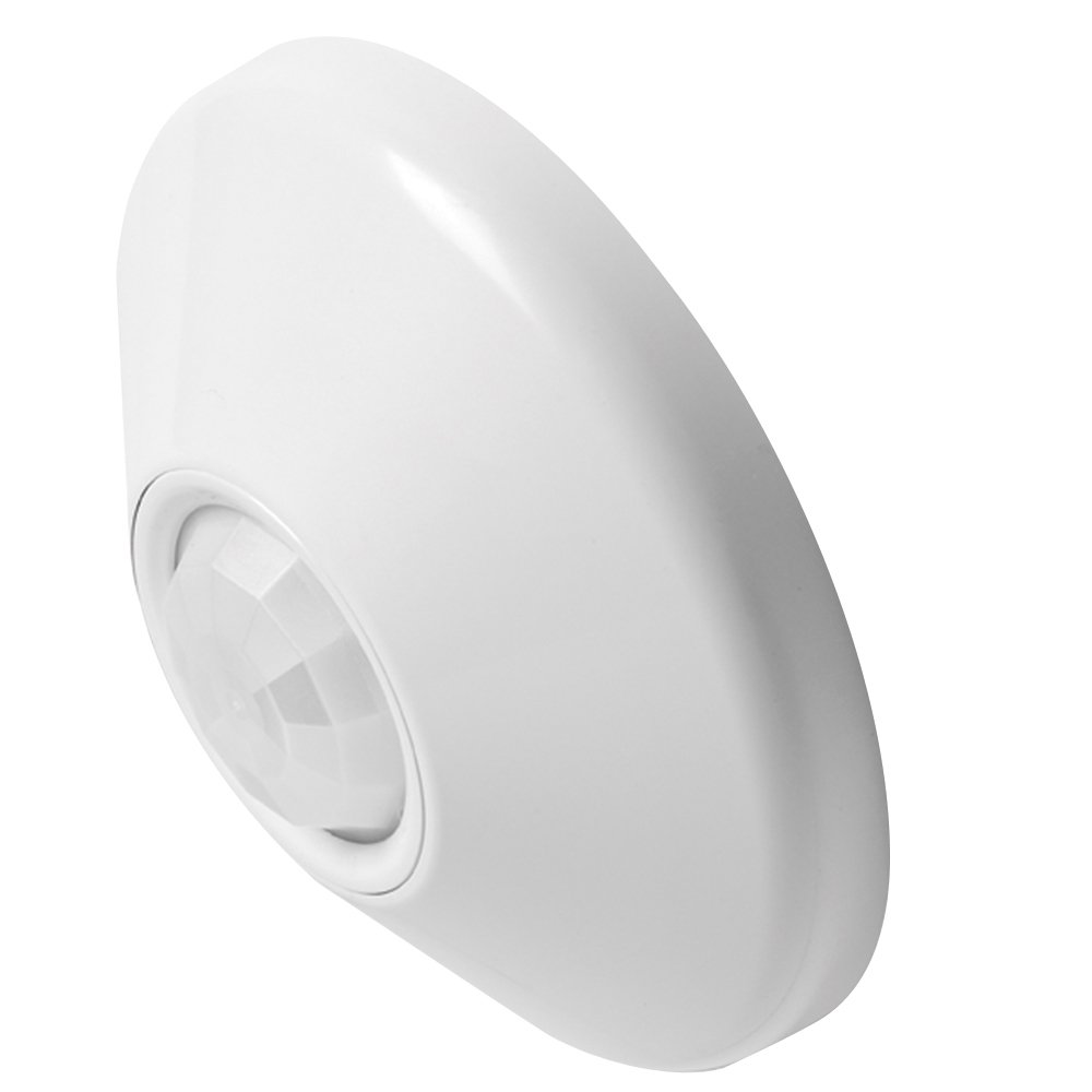 CM 9 WR Wireless Low Voltage Motion Sensor - 360° Ceiling Mount for Home Security & Lighting Automation | White | Indoor/Outdoor Use