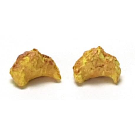 Mini Baked Croissants for Dollhouse - Realistic Miniature Food Decor