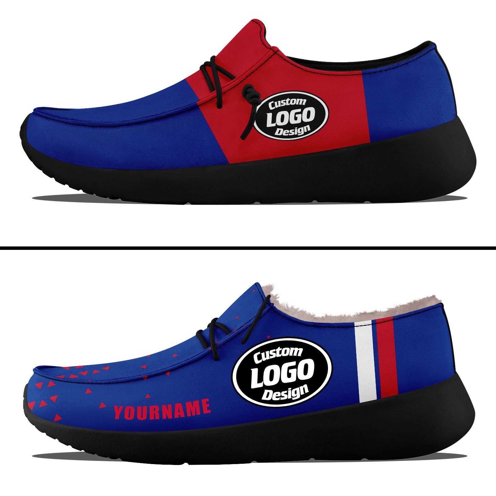 Custom Blue & Red Buffalo Sneaker Shoes - Personalized Combo for Men & Women | Trendy Streetwear & Casual Fashion | Perfect for Urban Outfits, Gym Wear & Everyday Comfort (Style D020289)