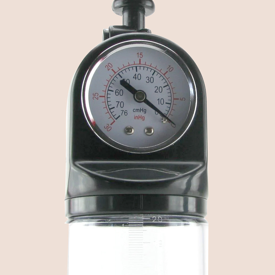 Optimum Series® Master Gauge™ Penis Pump with Easy-to-Read Pressure Gauge - Enhance Intimacy & Performance for Men | Perfect for Couples, Solo Use & ED Therapy