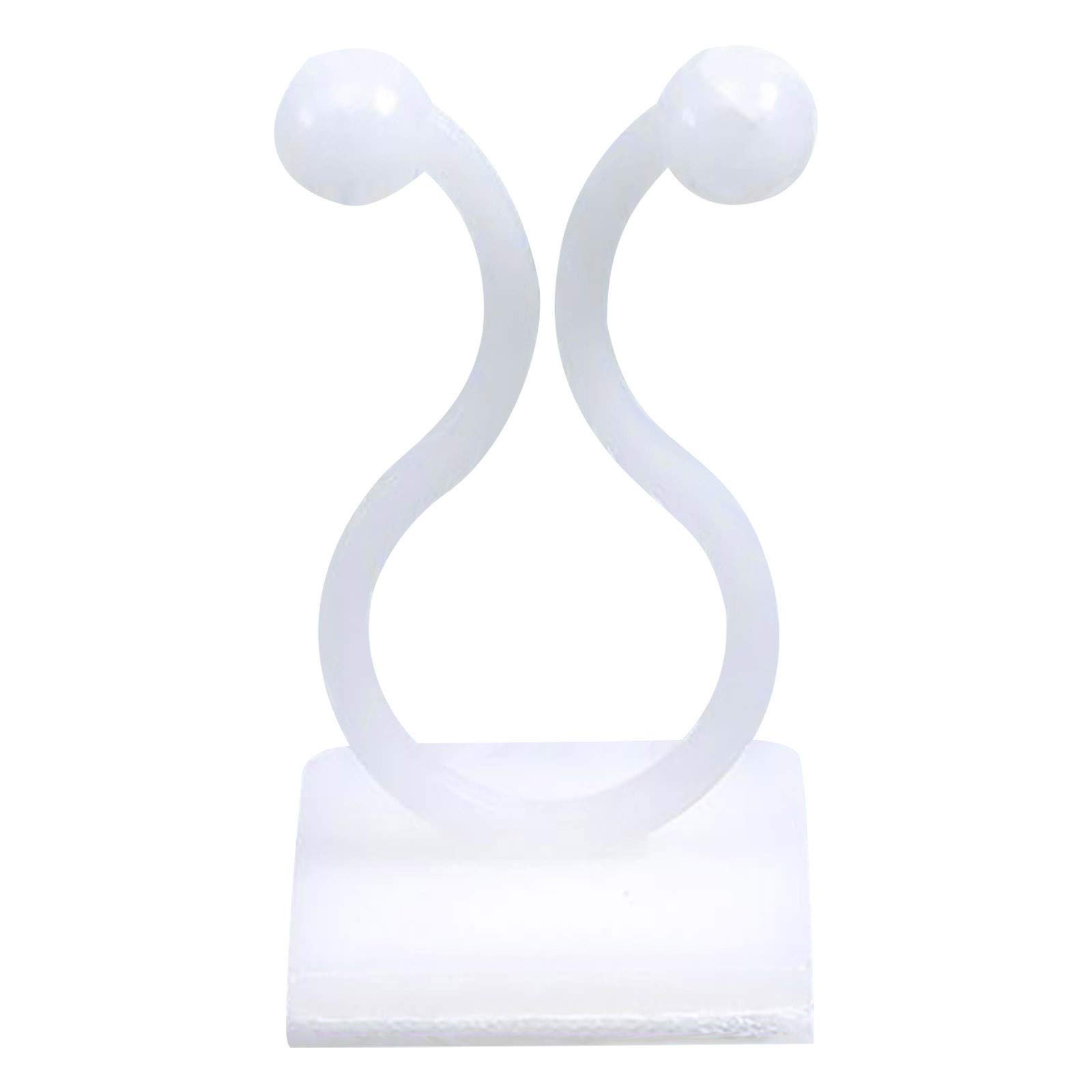 XIANGMIHU Sticky Hook Plant Clips - Heavy Duty Garden Clips for Greenhouse, Vegetable, Vine Support - Durable Gardening Supplies for Patio, Lawn & Garden (Pack of 50) - Perfect for Tomato Plants, Cucumbers & Climbing Flowers