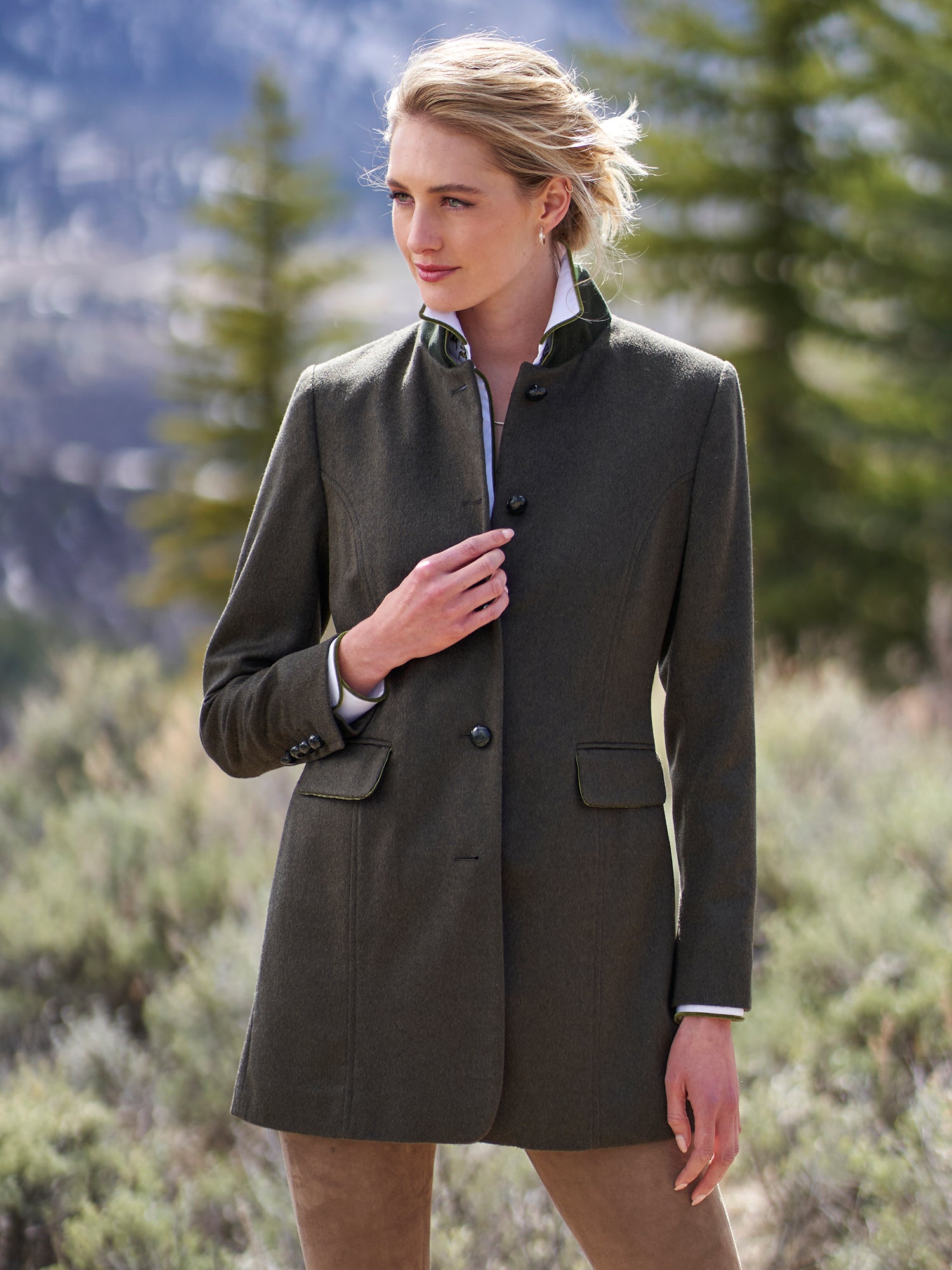 Camila Cashmere Jacket for Women - Soft & Warm Winter Coat - Perfect for Office, Travel & Casual Outfits