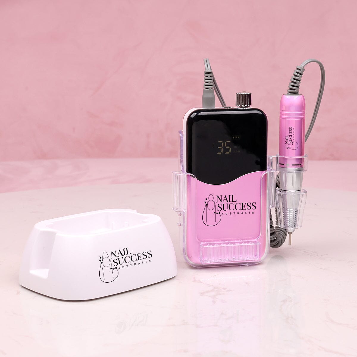 Professional Portable Nail Drill Machine for Manicure & Pedicure - Electric Nail File for Salon & Home Use, Perfect for Nail Art, Acrylics & Gel Extensions