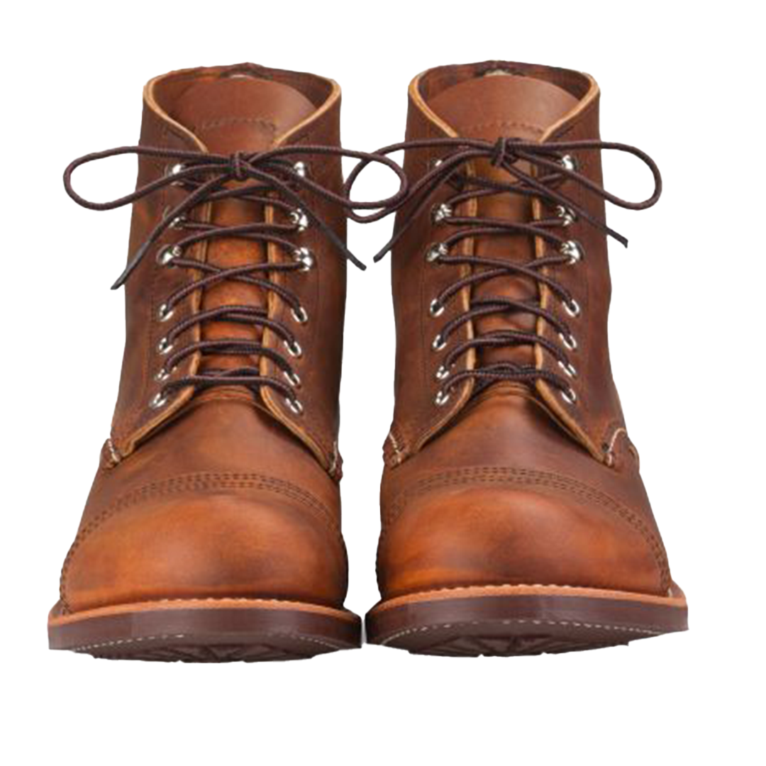 Red Wing Iron Ranger 8085 Copper Rough & Tough Leather Boots - Durable Work & Casual Boots for Men | Perfect for Outdoor Work, Hiking & Everyday Wear