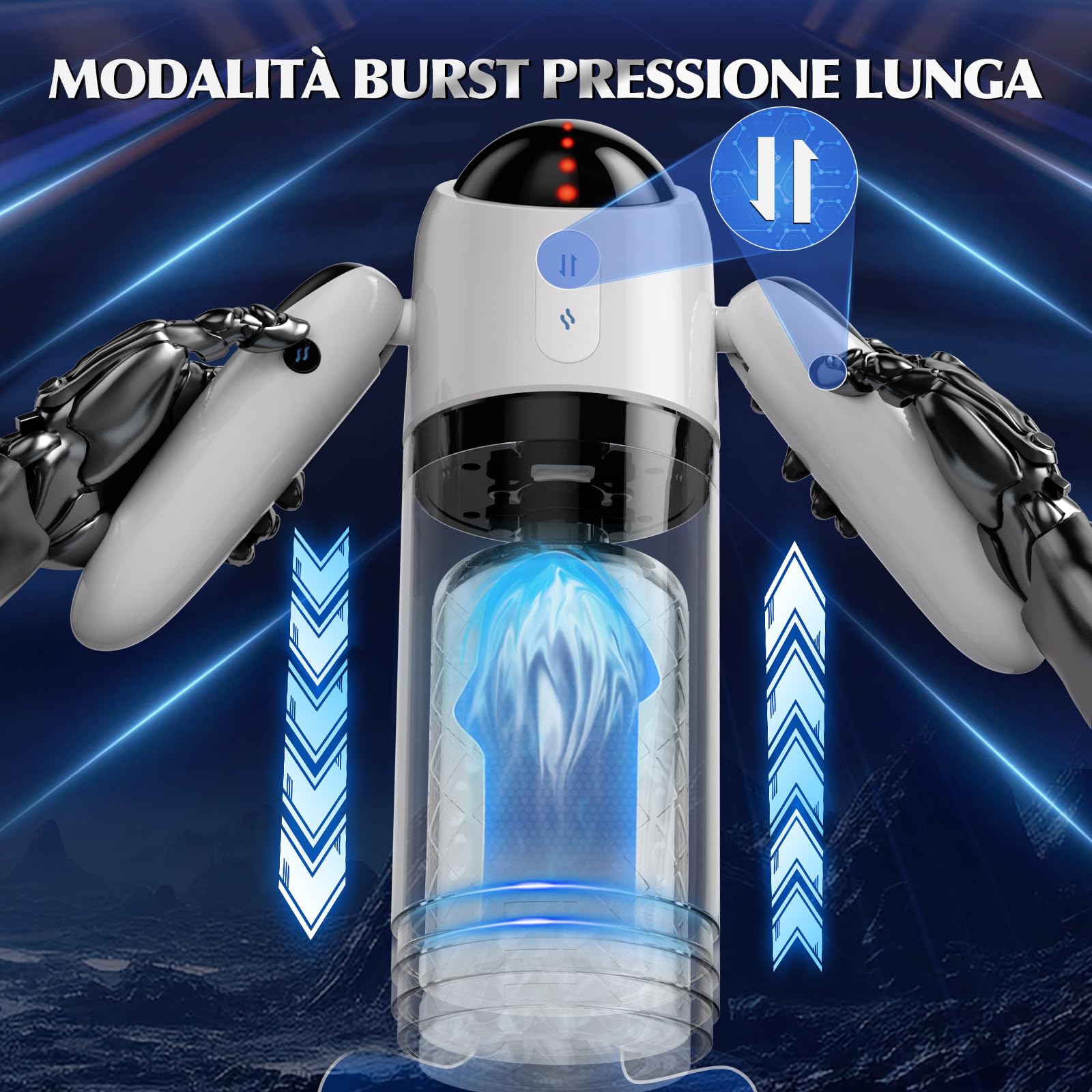 Automatic Male Masturbator with 7 Telescopic & 4 Rotating Modes - Realistic 3D Vagina Sex Toy for Men | Perfect for Solo Pleasure & Stress Relief