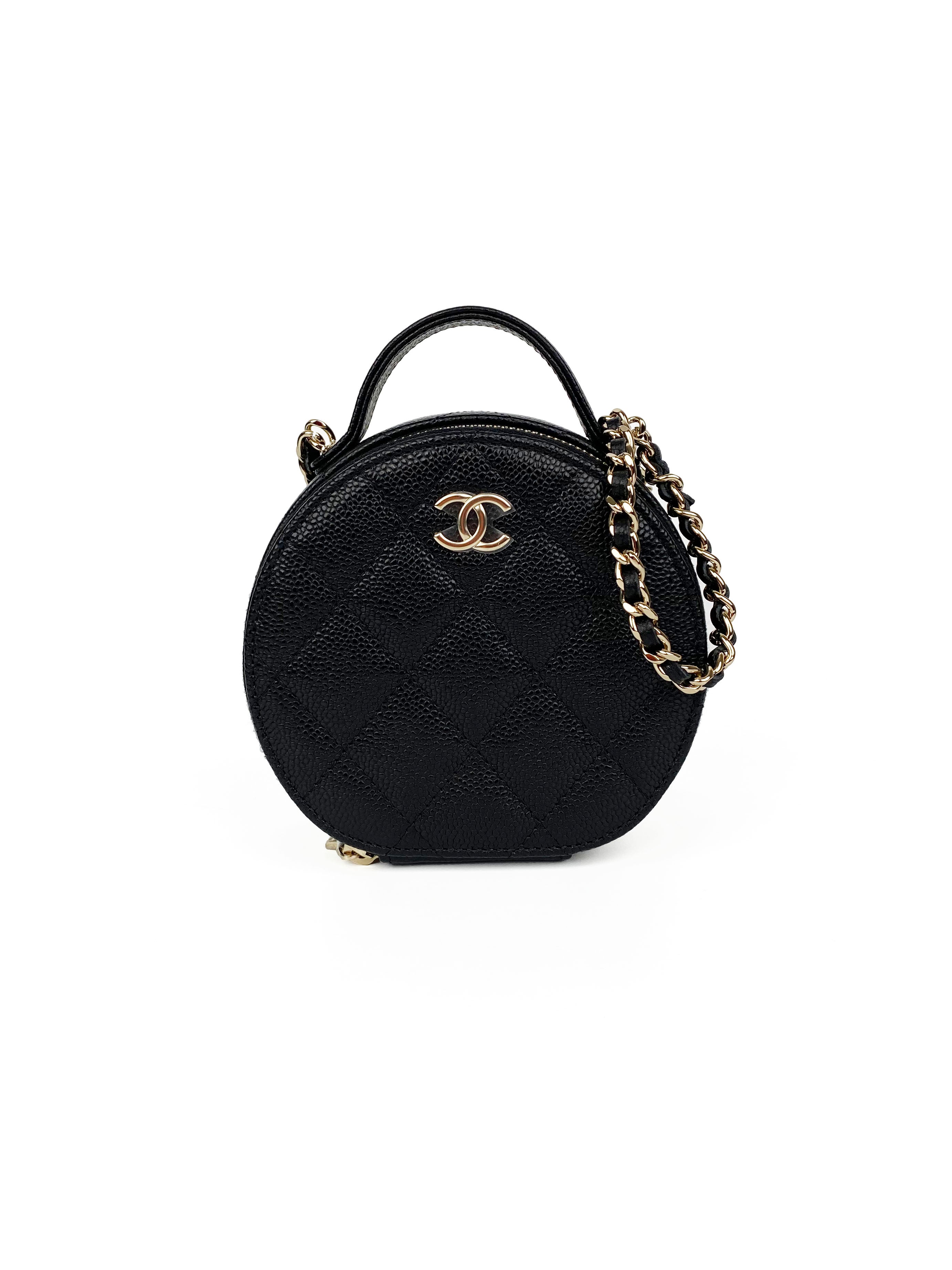 Chanel Black 22C Top Handle Vanity Bag - Luxury Small Crossbody Purse for Women | Perfect for Evening Parties, Date Nights & Special Occasions
