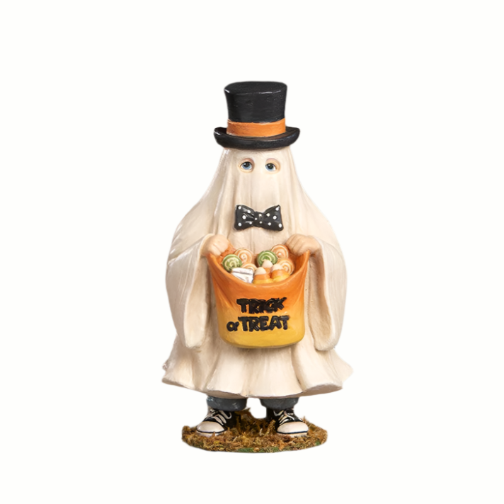 Ghostie Cullen Boy Halloween Decor by Bethany Lowe Designs - Spooky Home Decor for Halloween Parties & Haunted House Themes
