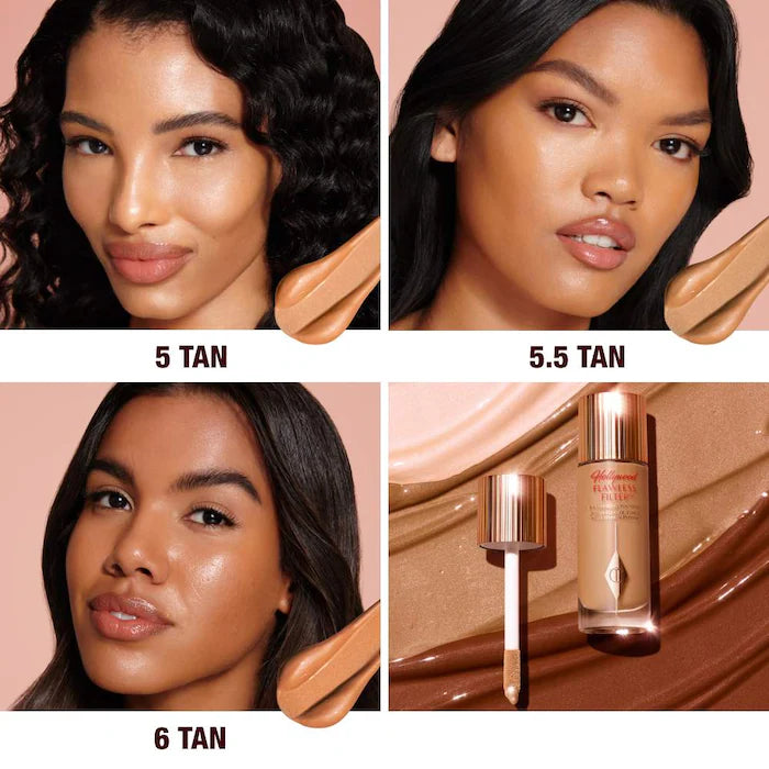 Charlotte Tilbury Hollywood Flawless Filter Radiant Glow Primer - Illuminating Face Base Makeup for Flawless Skin | Perfect for Red Carpet, Photoshoots & Everyday Glow