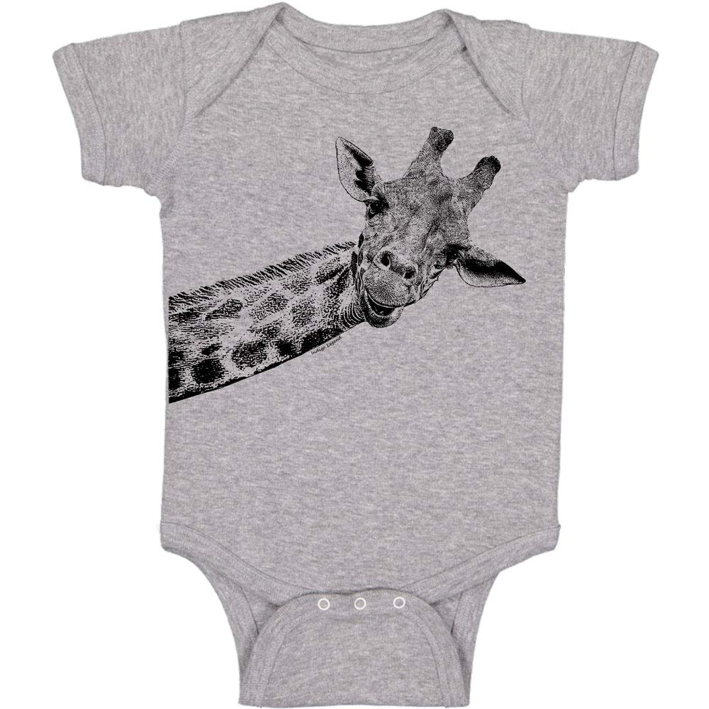 Indigo Legend Unisex Baby Giraffe Bodysuit - Soft Cotton Infant Onesie for Newborns & Toddlers | Perfect for Playtime, Photo Shoots & Everyday Wear