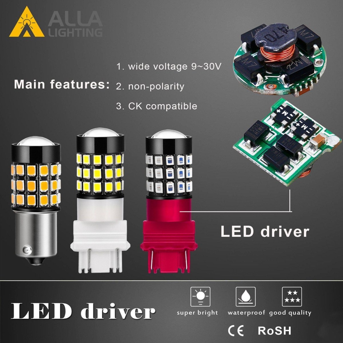 3157 3156 LED Strobe Reverse Lights - 6000K Xenon White Flashing Backup Bulbs for Trucks, SUVs & Cars | Enhanced Safety for Night Driving & Parking