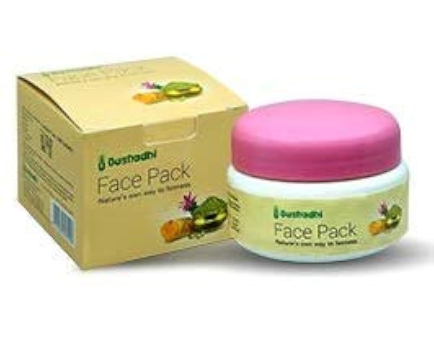 Oushadhi Ayurvedic Face Pack 50g - Natural Skin Brightening & Detoxifying Mask for Glowing Skin | Perfect for Daily Skincare & Spa Treatments