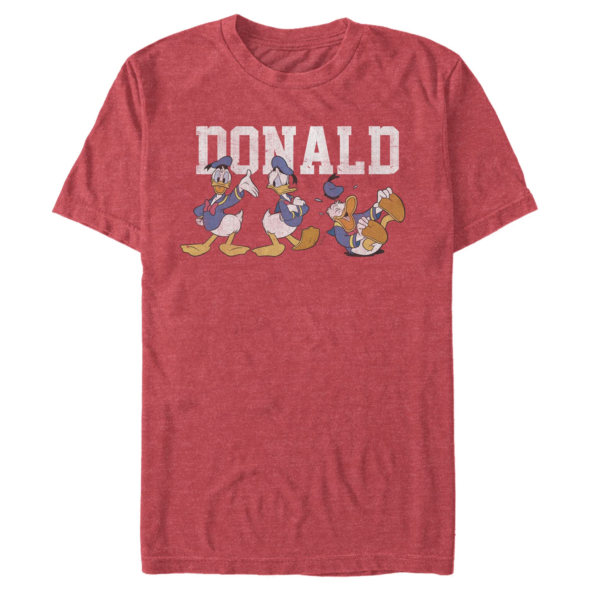 Men's Mickey & Friends Donald Duck Graphic T-Shirt - Casual Cotton Tee for Disney Fans, Gifts & Everyday Wear