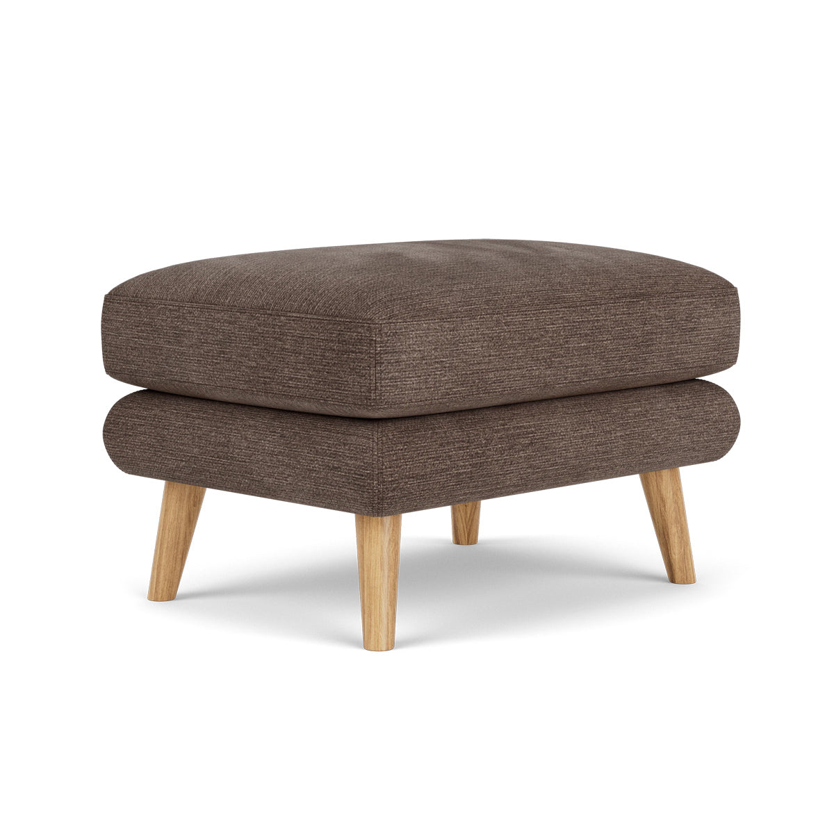 George Fabric Ottoman - Stylish and Comfortable Footrest, Storage Bench for Living Room, Bedroom, or Office - Perfect for Relaxing, Extra Seating & Home Organization