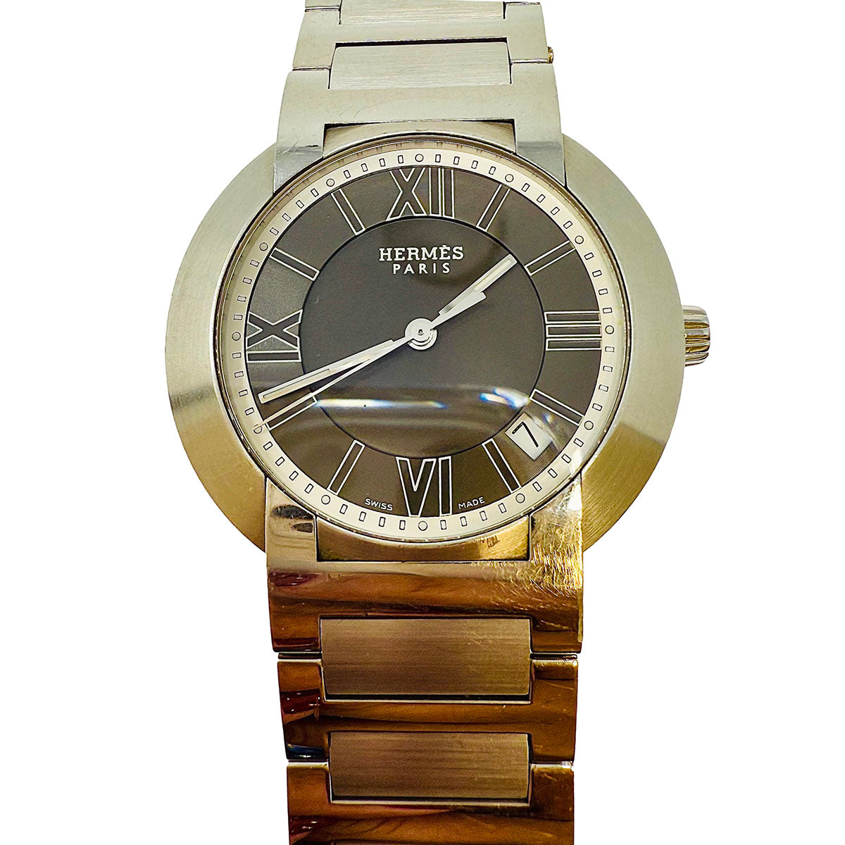 Hermes Stainless Steel Watch for Men & Women - Luxury Swiss Made Chronograph Timepiece - Perfect for Business, Formal Events & Everyday Wear