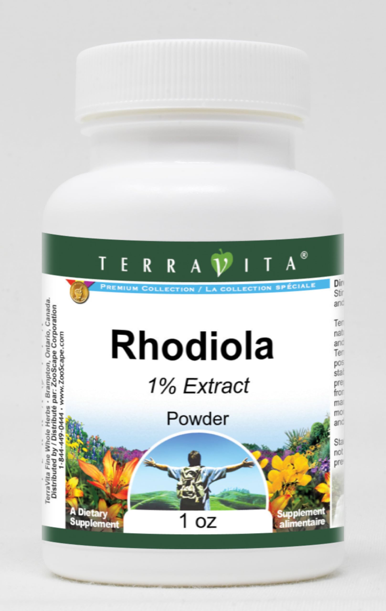 Premium Rhodiola Rosea 1% Powder (1 oz) - Natural Adaptogen for Stress Relief & Energy Boost - Ideal for Tea, Smoothies & Wellness Supplements