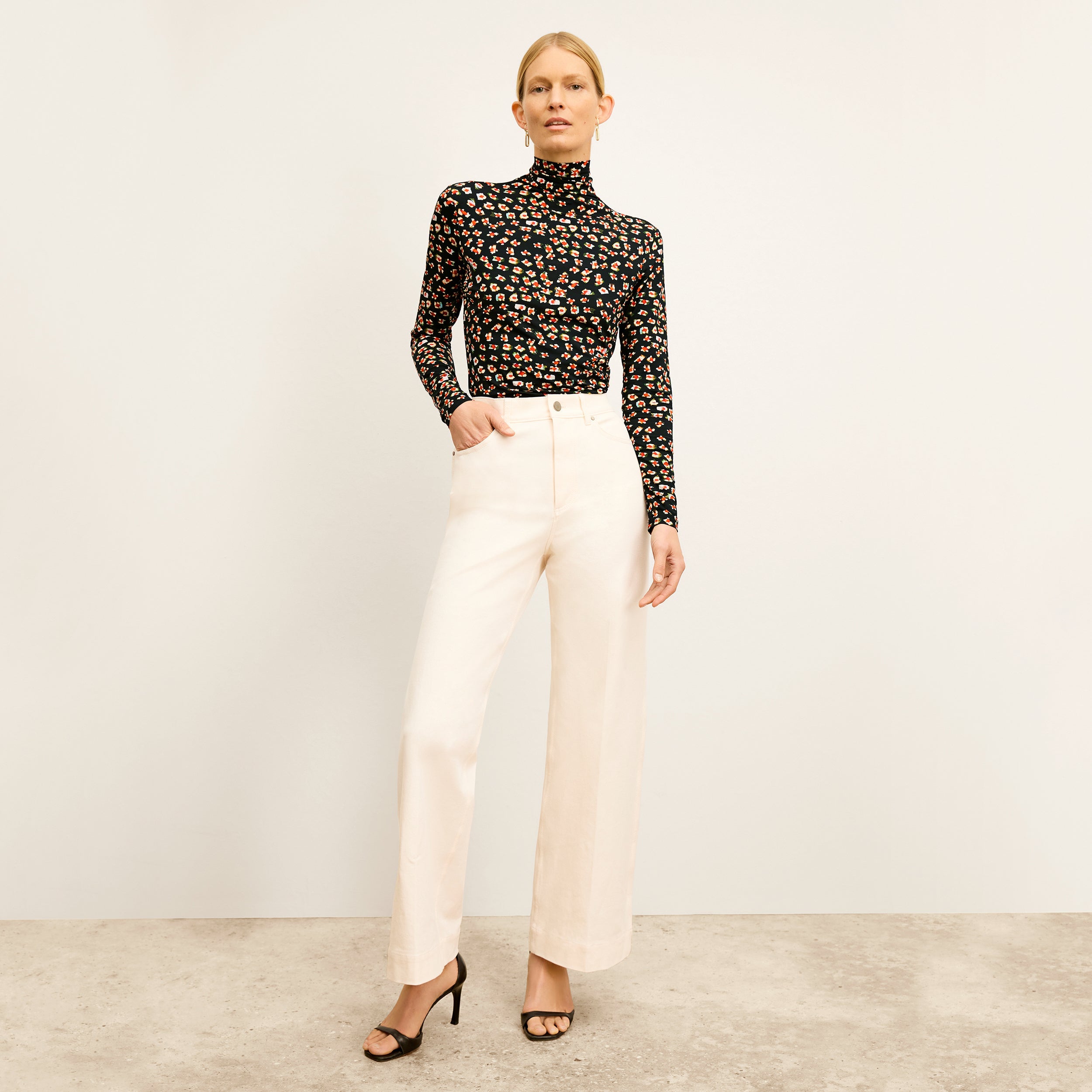 Milo Wide Leg Jeans for Women - Eco-Friendly Better Than Denim Stretch Pants in Bright Ivory | Casual Chic Outfit for Streetwear & Everyday Comfort