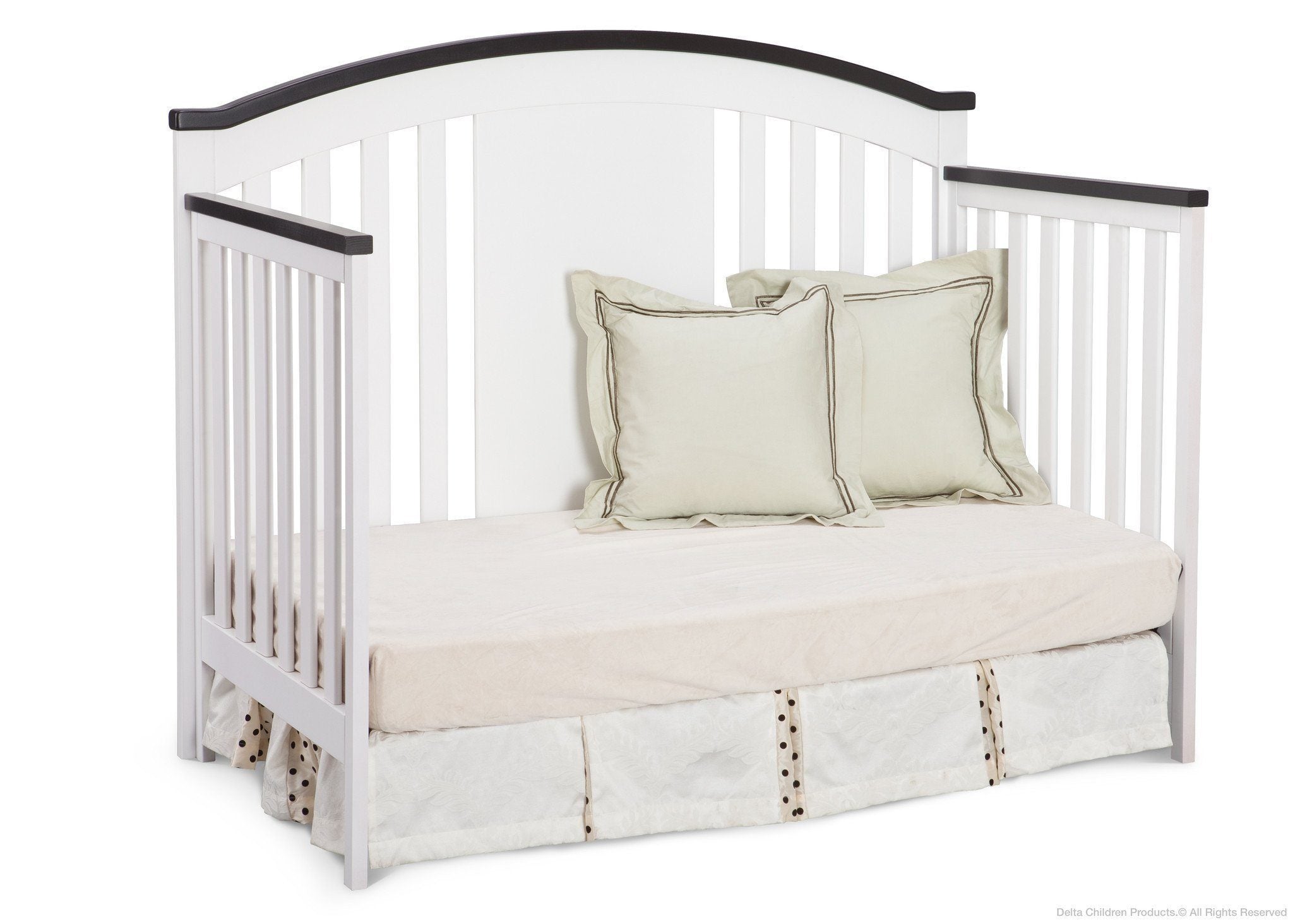 Newport 4-in-1 Convertible Baby Crib - Toddler Bed, Daybed & Full-Size Bed - Safe Nursery Furniture for Boys & Girls - Perfect for Baby Rooms & Daycare Centers
