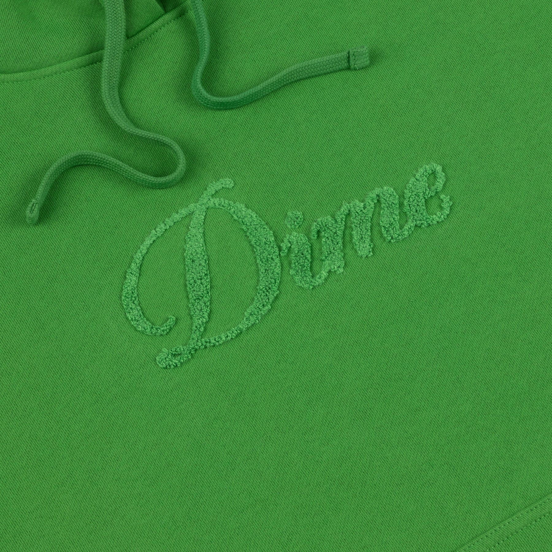 Cursive Logo Hoodie - Kelly Green Sweatshirt for Men & Women | Cozy Pullover for Casual Wear, Street Style & Loungewear