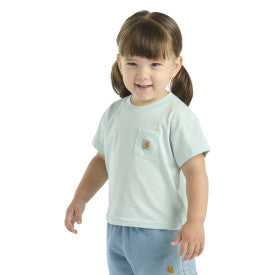 Youth Girls Short Sleeve Arch T-Shirt - Starlight Blue | Comfortable Casual Tee for School, Sports & Everyday Wear