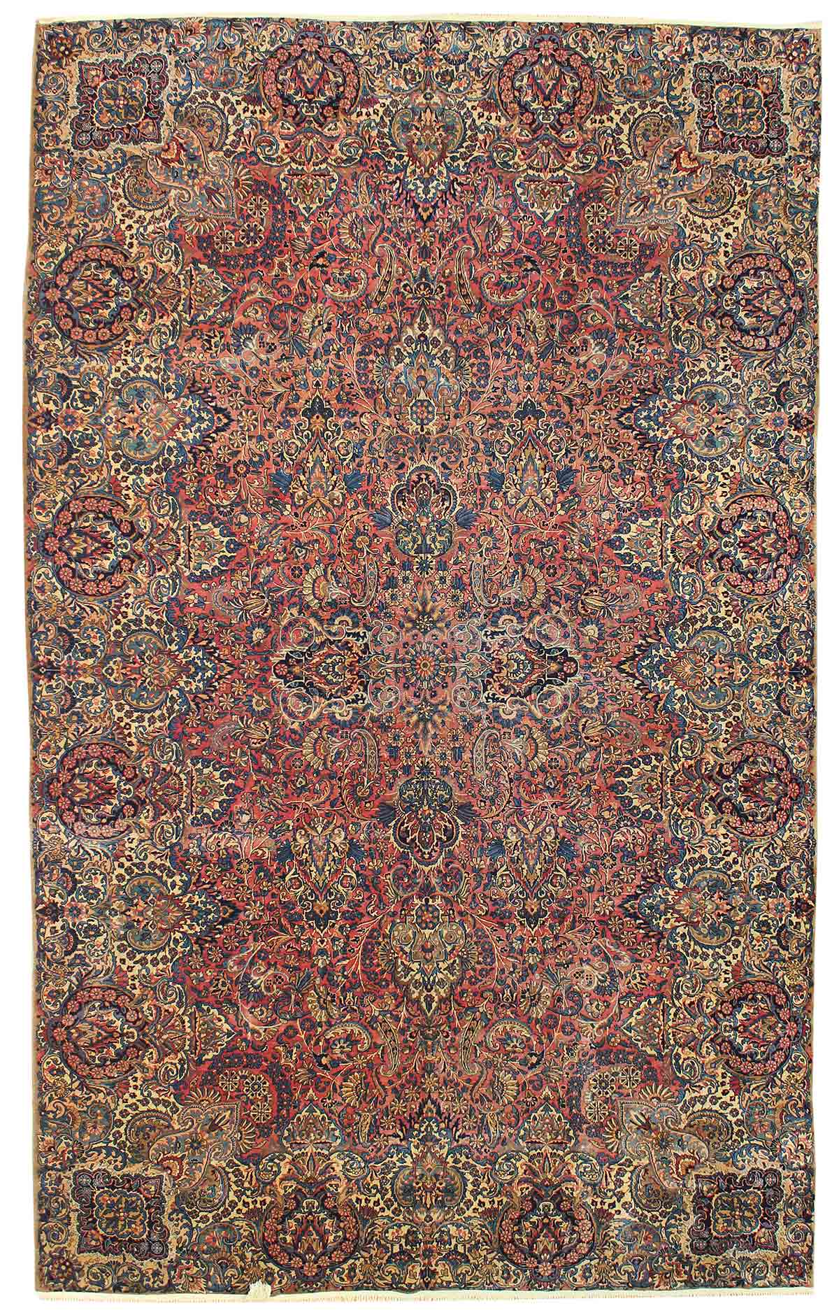 Antique Lavar Kerman Handwoven Traditional Persian Rug - JF6356 - Perfect for Living Room, Bedroom & Home Decor