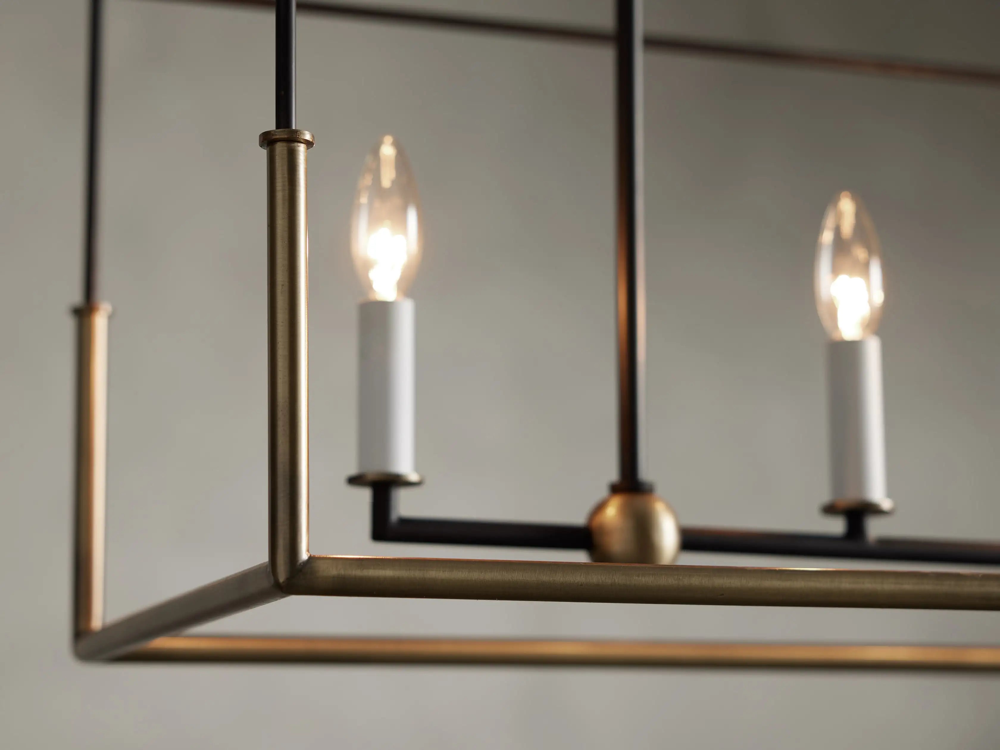 Holt 6-Light Modern Linear Chandelier - Brushed Nickel Finish for Dining Room, Kitchen Island & Contemporary Home Decor