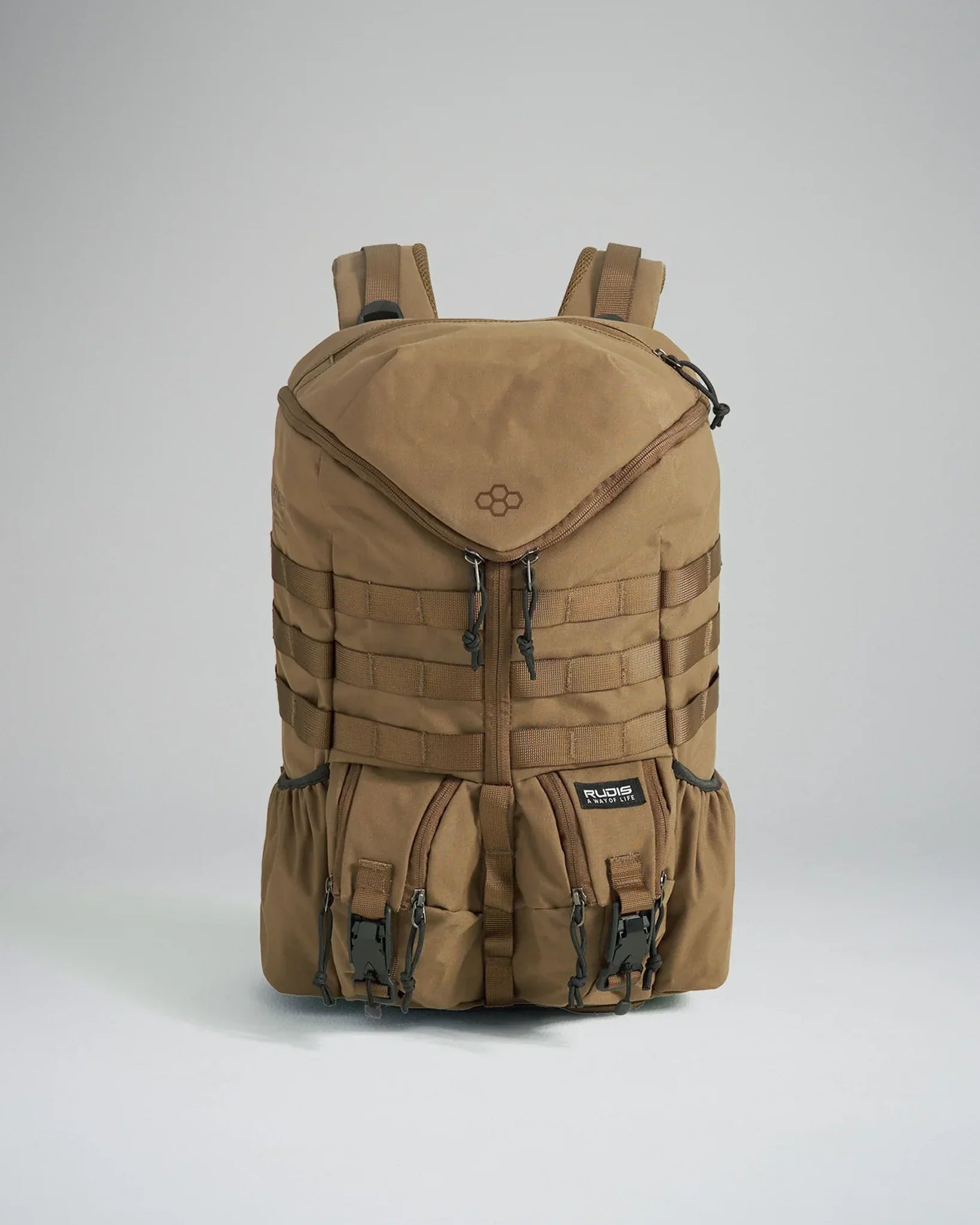 RUDIS Y Zip Gearpack Camel - Durable Wrestling Backpack for Athletes & Coaches - Perfect for Gym, Training & Travel