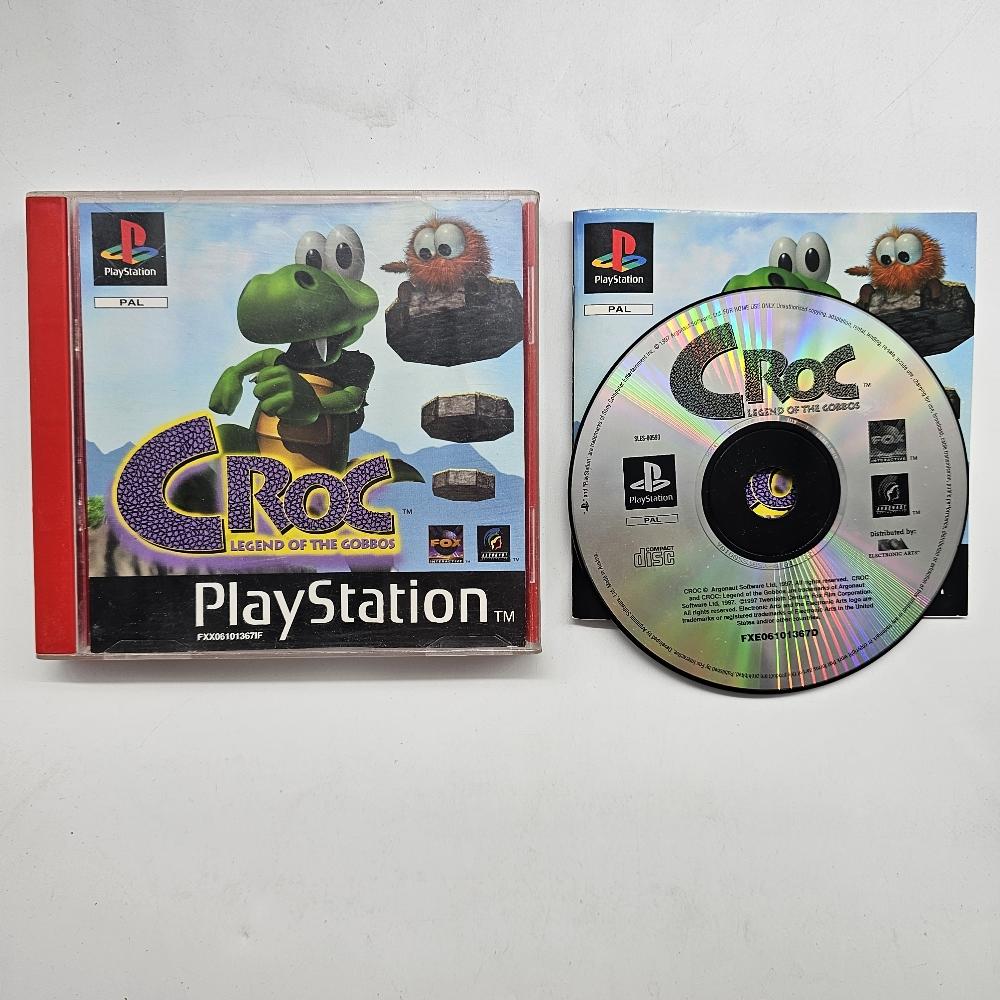 Croc: Legend of the Gobbos PS1 Game - Classic PlayStation 1 Adventure Platformer - PAL Version - Perfect for Retro Gaming Collectors & Nostalgic Playstation Fans