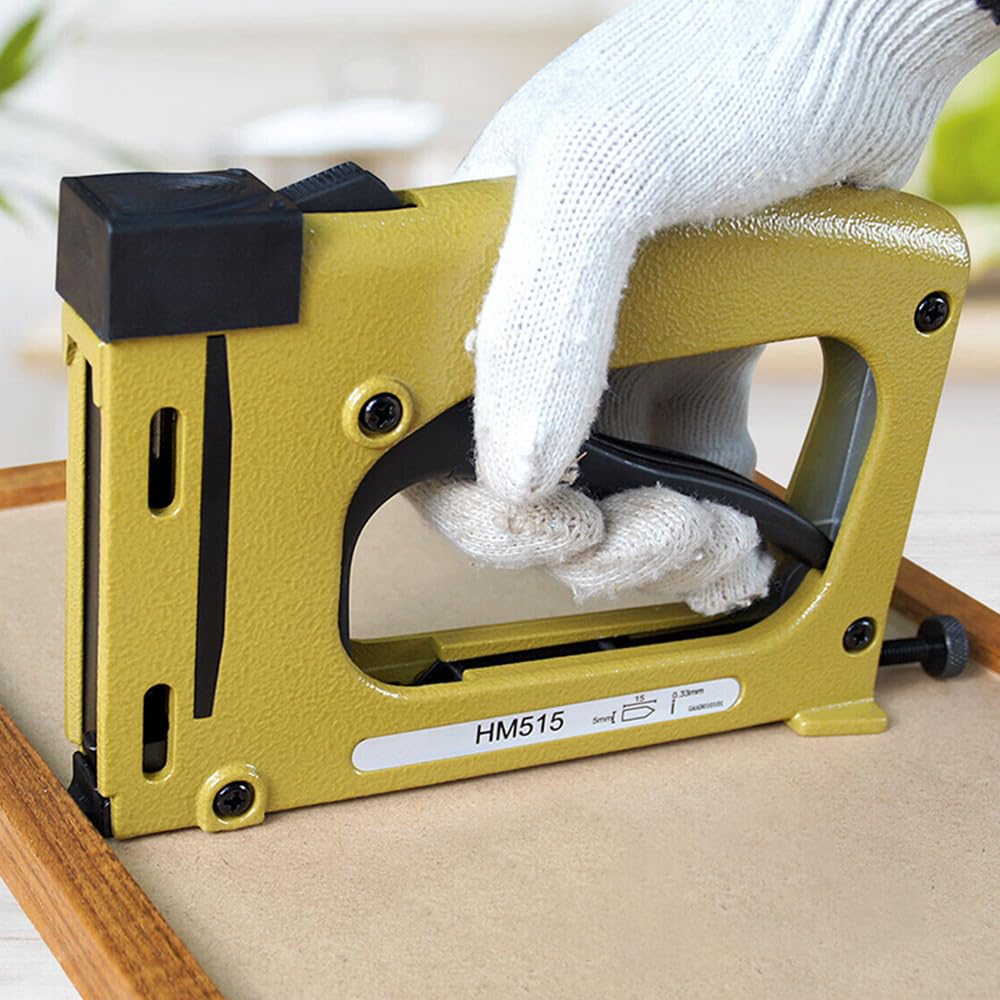GYKLE Point Driver Framing Tool - Flexible Point Gun Tacker, Lightweight Metal Picture Framing Tool with 1000 Points for Artists, Paintings & Photos | Perfect for DIY Picture Framing, Artwork Display & Home Decor Projects