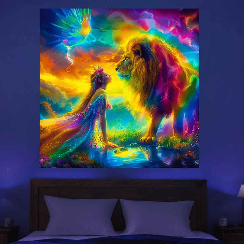 Celestial Lioness Statue - Handcrafted Feng Shui Decor for Home & Office - Perfect for Meditation, Yoga, and Spiritual Spaces