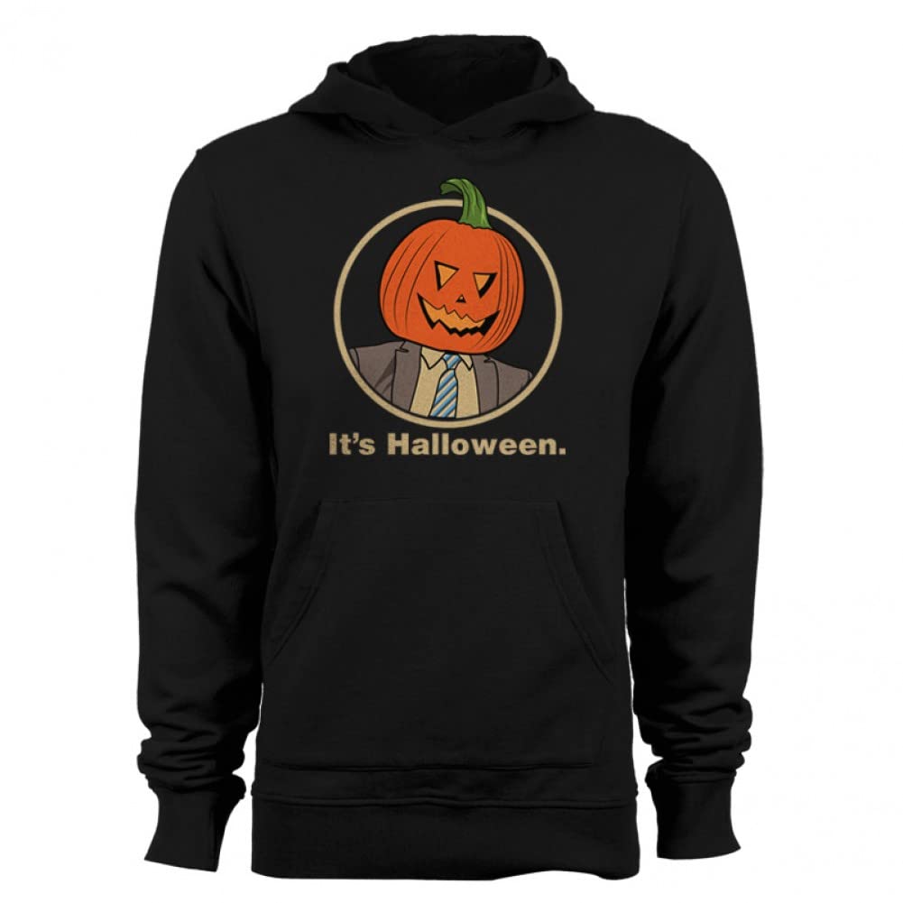 GEEK TEEZ Dwight Halloween Women's Hoodie - The Office TV Show Inspired Pullover Sweatshirt for Women | Perfect for Halloween Costumes, Cosplay, and Casual Wear