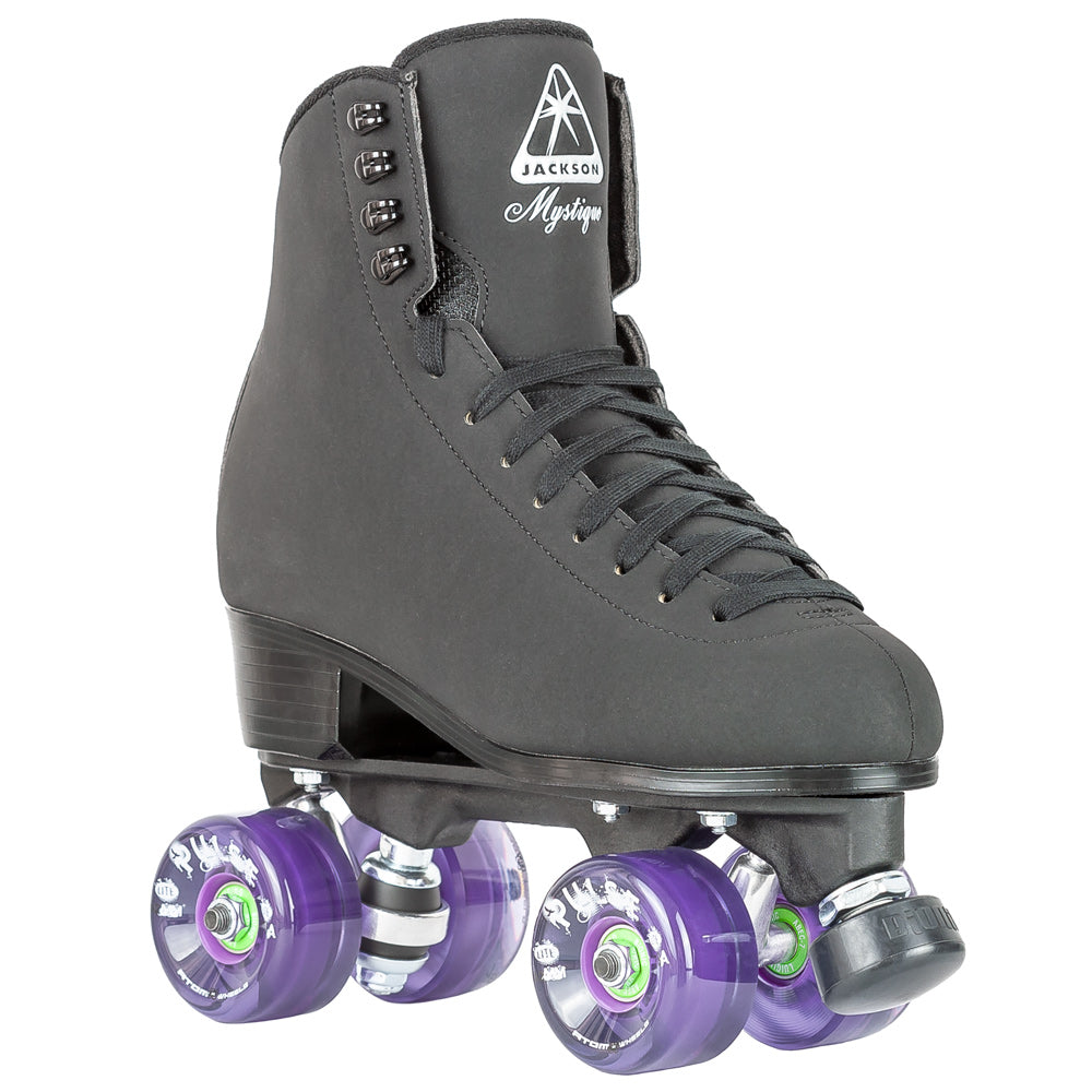 Jackson Mystique Black Ice Hockey Skates - Professional Performance for Men & Women - Perfect for Ice Rinks, Hockey Games & Training Sessions