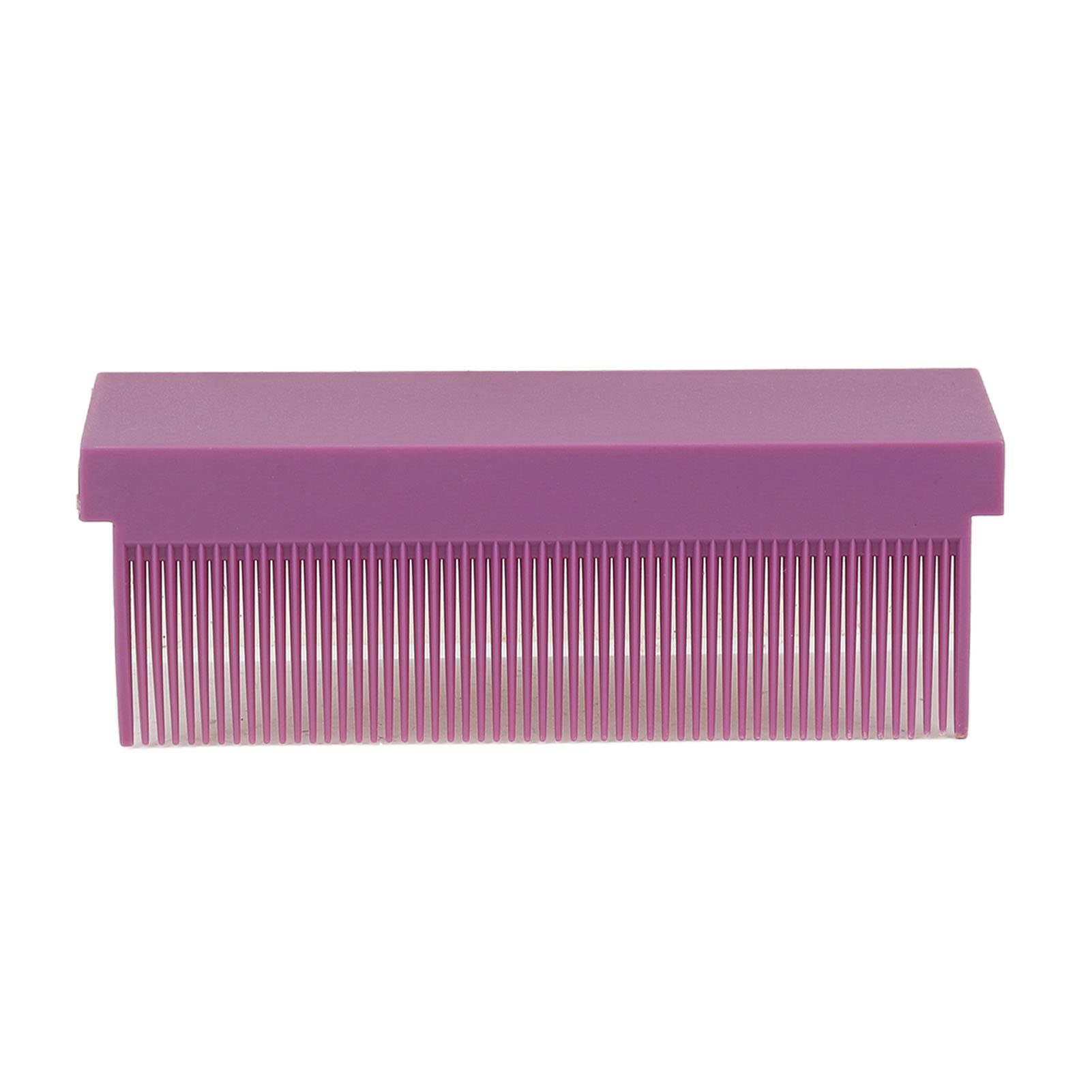 Carbon Fiber Ultra-Fine Hair Straightener Comb Attachment for Flat Irons - Purple | Professional Styling Tool for Smooth, Frizz-Free Hair | Perfect for Home Use, Salons & Travel