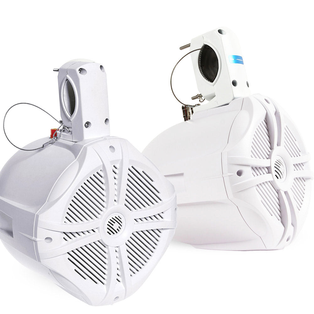Power Acoustik MWT 80W Marine Grade Wake Tower Speaker Enclosure - Waterproof Boat Audio System for Wakeboarding & Watersports